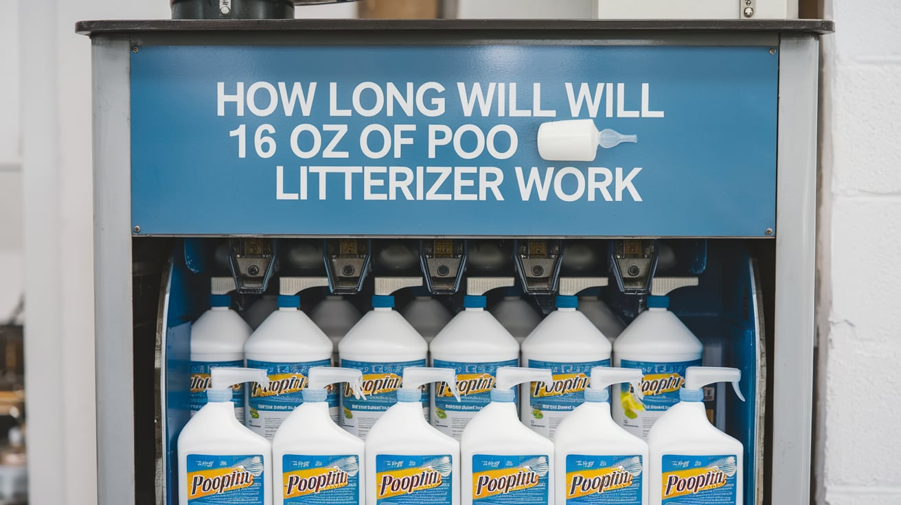 How Long Will 16 oz of Pooph Litterizer Work