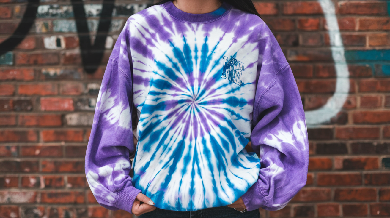 Purple and Blue Tie Dye Fugler